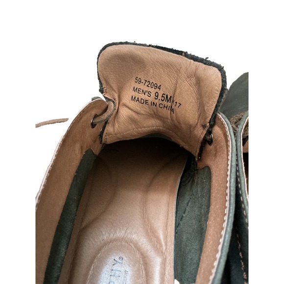 Johnston & Murphy Lace Up Chukka Ankle Boots Mens 9.5 M Gray Leather Shoes Soft - Picture 3 of 8